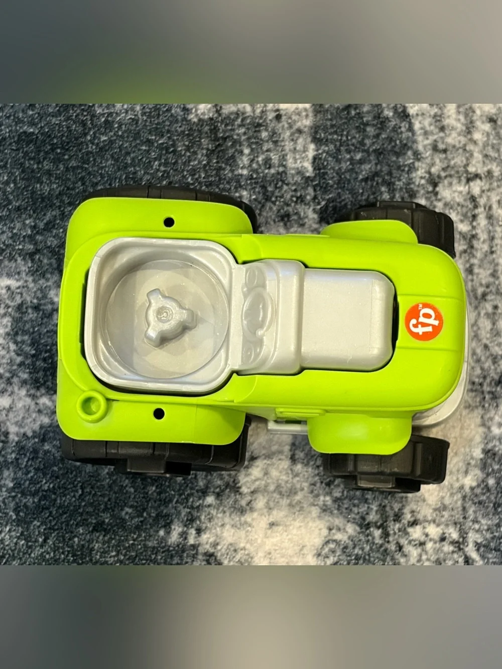 Fisher-Price Little People Green Tractor Smiling Toy 2023